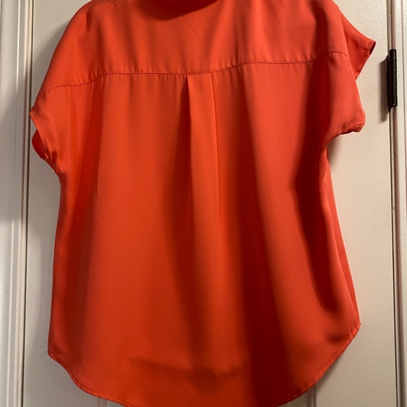 New York and Co Womens Orange Blouse Size M NWT - Picture 4 of 8